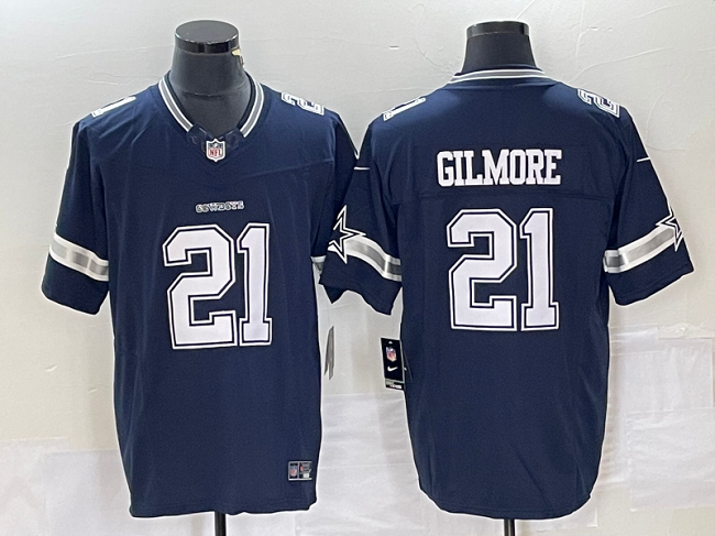 Men's Dallas Cowboys #21 Stephon Gilmore Navy 2023 F.U.S.E. Limited Stitched Football Jersey Men's Dallas Cowboys #21 Stephon Gilmore Navy 2023 F.U.S.E. Limited Stitched Football Jersey